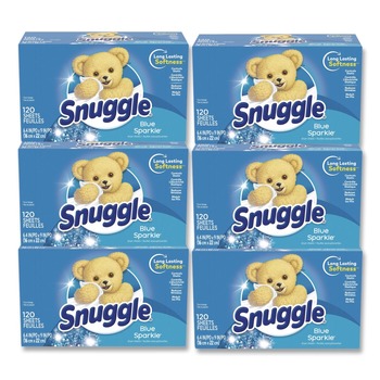 Dial Fabric Softener Sheets - Fresh Scent (120 Sheets/Box, 6 Boxes/Carton)