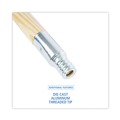New Year New Savings! Save $25 off $150 | Boardwalk BWK136 0.94 in. x 60 in. Metal Tip Threaded Hardwood Broom Handle - Natural image number 6