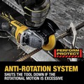 Angle Grinders | Factory Reconditioned Dewalt DCG410WW1R 20V MAX XR Lithium-Ion Brushless 4-1/2 in. to 5 in. Cordless Angle Grinder Kit with POWERPACK image number 10