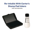 Office Jansan | Carter's 21081 4.25 in. x 2.75 in. Pre-Inked Felt Stamp Pad - Black image number 4