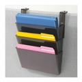  | Deflecto 73502RT DocuPocket 3 Sections 3-Pocket 13 in. x 7 in. x 20 in. File Partition Set - Letter Size, Smoke (3/Set) image number 7