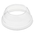 Cups and Lids | Dart DLW662 1.9 in. Diameter Hole Open-Top Dome Lid Fits 9 oz. To 22 oz. Plastic Cups - Clear (1000/Carton) image number 1