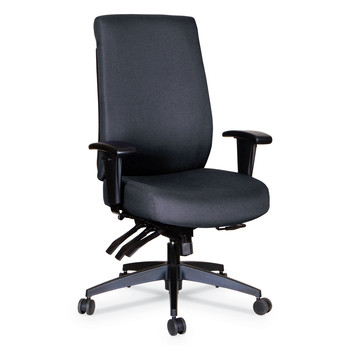 Alera ALEHPM4101 Wrigley Series 275 lbs. Capacity High Performance High-Back Multifunction Task Chair - Black