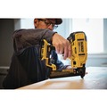Crown Staplers | Factory Reconditioned Dewalt DCN681D1R 20V MAX Cordless Lithium-Ion 18 Gauge Narrow Crown Stapler Kit image number 13