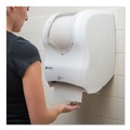 Paper Towel Holders | San Jamar T1470WHCL Smart System iQ Sensor 16.5 in. x 9.75 in. x 12 in. Cordless Towel Dispenser - White/Clear (Tool Only) image number 6