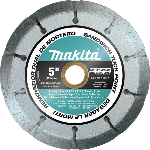 Grinding, Sanding, Polishing Accessories | Makita A-96017 5 in. General Purpose Tuckpointing Diamond Blade image number 0