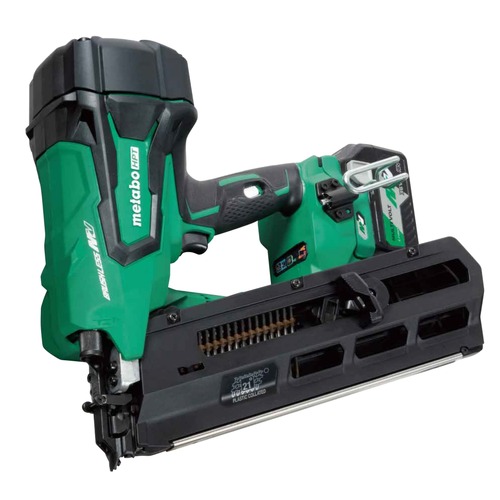 Framing Nailers | Metabo HPT NR3690DCM MultiVolt 36V Brushless Lithium-Ion Cordless Paper Strip Framing Nailer Kit (2.5 Ah) image number 0