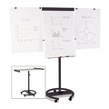  | MasterVision EA4806156 27 in. x 41 in. 360 Multi-Use Mobile Magnetic Dry Erase Easel - Black Frame image number 8