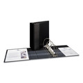 Office Jansan | Avery 09900 11 in. x 8.5 in. 3 Rings 5 in. Capacity Durable View Binder with DuraHinge and EZD Rings - Black image number 1