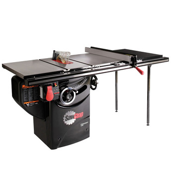 POWER TOOLS | SawStop PCS175-TGP236 110V Single Phase 1.75 HP 14 Amp 10 in. Professional Cabinet Saw with 36 in. Professional Series T-Glide Fence System