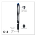 Pens | uni-ball 33922 Jetstream Hybrid Bold 1 mm Gel Pen - Black/Silver/Blue Barrel image number 1