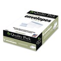 Office Jansan | Quality Park QUA24524 Double Window Security-Tinted Check Envelope, #9, Commercial Flap, Gummed Closure, 3.88 X 8.88, White, 500/box image number 0