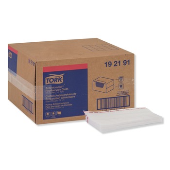 Tork 13 in. x 24 in. Foodservice Cloth - White (150/Carton)