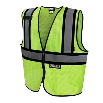 Dewalt Class 2 Contrasting Trim Economy Mesh Vest - Medium, Green