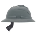  | MSA 10215836 V-Gard C1 Fas-Trac III Full Brim Vented Hard Hat - Gray image number 4