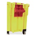 Trash & Waste Bins | Rubbermaid Commercial 2064914 WaveBrake 2.0 8.75 gal Plastic Bucket - Yellow image number 5