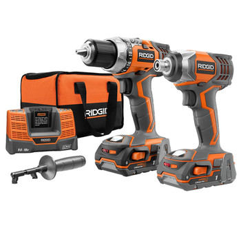 Factory Reconditioned Ridgid Zrr9600 18v X4 Hyper Lithium Ion Combo Kit Cpo Outlets
