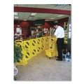 Labor Day Sale! Save $30 off $199! | Rubbermaid Commercial FG9S1100YEL 13 ft x 40 in. Plastic Portable Mobile Safety Barrier - Yellow image number 3