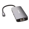 Office Electronics & Batteries | Verbatim 32152 9 Port USB-C Pro Multiport Hub - Gray image number 0