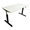 Office Desks & Workstations | Alera ALEHTPN1B 59.06 in. x 28.35 in. x 26.18 in. to 39.57 in. AdaptivErgo Sit-Stand Pneumatic Height-Adjustable Table Base - Black image number 9
