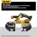 Band Saws | Dewalt DCS379B 20V MAX XR Brushless Dual Trigger Lithium-Ion Cordless Mid-Size Bandsaw (Tool Only) image number 1