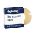 Bulk Savings Pricing 2 | Highland 5910 1 in. Core 0.75 in. x 36 yards Transparent Tape - Clear image number 0
