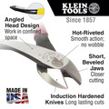 Pliers | Klein Tools J248-8 Journeyman 8 in. Angled Head Diagonal Cutting Pliers image number 1