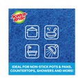 Cleaning Cloths | Scotch-Brite 623-10 3 x 6 Non-Scratch Scour Pads - Blue (10/Carton) image number 4