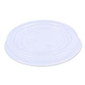 Cups and Lids | Boardwalk BWKPRTLID2 2 oz. Souffle/Portion Cup Lids - Clear (2500/Carton) image number 1