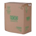 Food Trays, Containers, and Lids | Eco-Products EP-SCR9NFA 34.1 oz 9 x 9 x 1.25 Vanguard Worldview Renewable and Compostable Sugarcane Take-Out Containers - White (400/Carton) image number 4