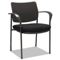  | Alera ALEIV4317A IV Series 24.8 in. x 22.83 in. x 32.28 in. Fabric Back/Seat Guest Chairs - Black (2/Carton) image number 0