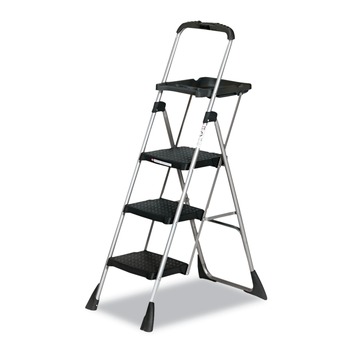 Cosco 55 in. Working Height 225 lbs. Capacity 3-Step Steel Max Work Platform - Black