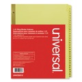 Office Jansan | Universal UNV20813 Deluxe Preprinted Plastic Coated 1-to-31 Tab Dividers with Black Printing - Buff (1 Set) image number 0