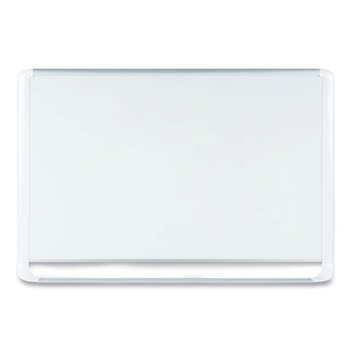 MasterVision MVI030205 MVI Series 36 in. x 24 in. Lacquered Steel Magnetic White Board - White/White