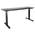 Office Desks & Workstations | Alera ALEHT2SSB AdaptivErgo 48.06 in. x 24.35 in. x 27.5 in. to 47.2 in. Sit-Stand Two-Stage Electric Height-Adjustable Table Base - Black image number 3
