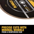 Clearance Center | Dewalt DW47457 4 in. XP7 Tile Diamond Blade image number 7