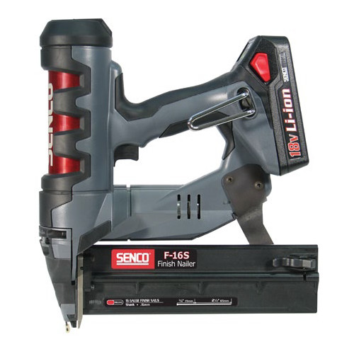 Finish Nailers | SENCO F-16S Cordless Fusion 2-1/2 in. 16-Gauge Finish Nailer image number 0