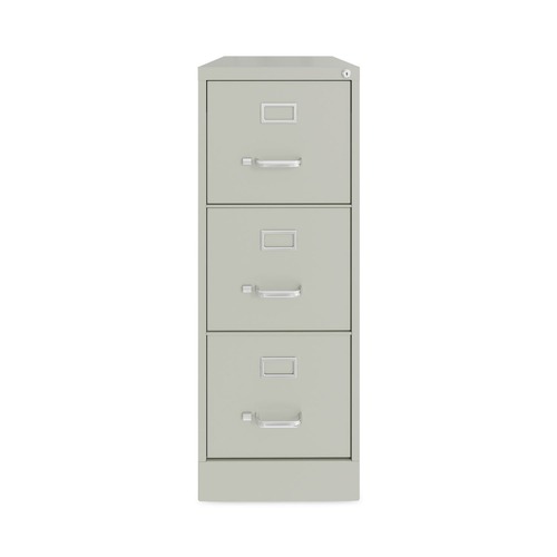 Office Filing Cabinets & Shelves | Alera 26122 15 in. x 22 in. x 40.19 in. Letter-Size 3-Drawer Economy Vertical File - Light Gray image number 0