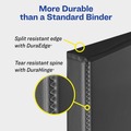 Binders & Binding Supplies | Avery 79809 3 One Touch EZD Rings 1 in. Capacity 11 in. x 8.5 in. Heavy-Duty View Binder with DuraHinge - Navy Blue (12/Carton) image number 3