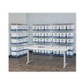 Office Jansan | Bankers Box 00789 12.75 in. x 16.5 in. x 10.5 in. STOR/FILE Medium-Duty Letter/Legal Storage Boxes - White/Blue (12/Carton) image number 3