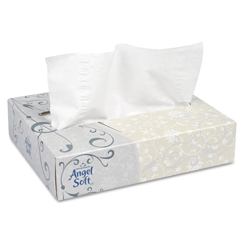 Paper Towels and Napkins | Georgia Pacific Professional 48550 2-Ply Facial Tissue - White (50 Sheets/Box, 60 Boxes/Carton) image number 0