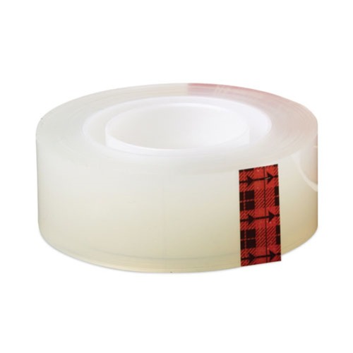  | Scotch 612-12P 1 in. Core 0.75 in. x 75 ft. Transparent Greener Tape (12-Piece/Pack) image number 0