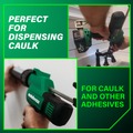 New Year New Savings! Save $25 off $150 | Metabo HPT AC18DAQ4M 18V Lithium-Ion Cordless High-Capacity Caulking Gun (Tool Only) image number 8