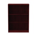  | Alera ALEVA634432MY 31.75 in. x 14 in. x 39.38 in. Valencia Series 3-Shelf Bookcase - Mahogany image number 2