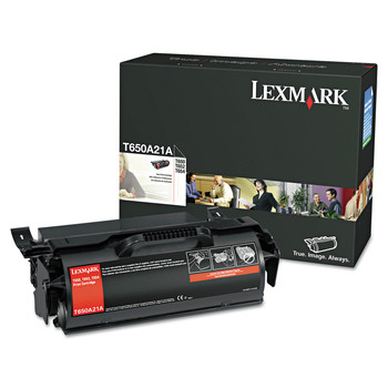 Lexmark T650A21A T65x 7000 Page Yield Toner Cartridge - Black