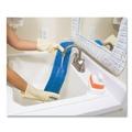 Mops | Rubbermaid Commercial FGQ40900BL00 18 in. Economy Microfiber Wet Mopping Pad - Blue image number 4