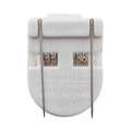 Office Jansan | Advantus 75301 40-Sheet Capacity Panel Wall Clips For Fabric Panels - Standard, White (20/Box) image number 2