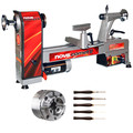 Wood Lathes | NOVA 46302 Comet II Bench Lathe Package with 48232 Chuck and 9033 Turning Tools image number 0