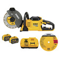 Concrete Saws | Dewalt DCS690X2 FlexVolt 60V MAX Cordless Brushless 9 in. Cut-Off Saw Kit image number 0