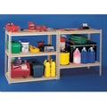 Office Filing Cabinets & Shelves | Tennsco LSS-361872 Stur-D-Stor 36.5 in. W x 18.5 in. D x 72 in. H Five-Shelf Shelving - Sand image number 5